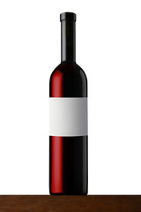 rote weinflasche