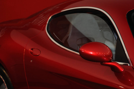 Fototapeta Red sports car