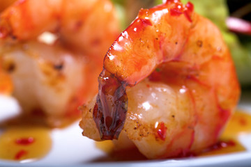 appetizer with shrimps