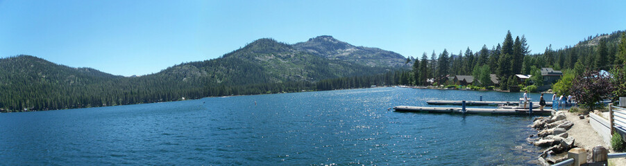 Naklejka premium donner lake