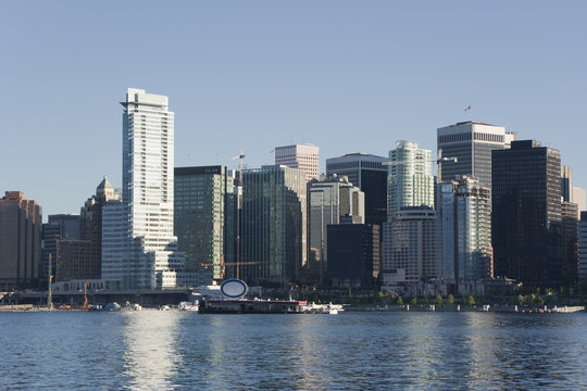 Vancouver City Skyline and Coal Harbour