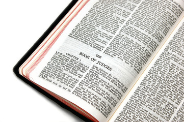 bible open to judges
