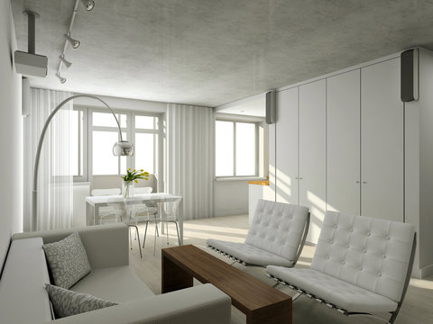 Interioir of modern living-room