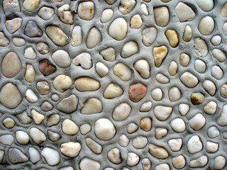 Fototapeta na wymiar little river stones background