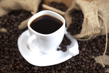 Old fashioned coffee brewing