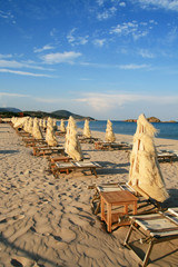 on the beach