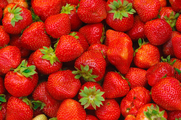Fresh strawberries.