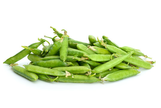 Pile of pea pods