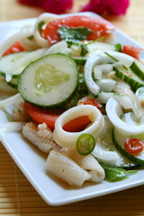 Yam Pla Muuk (Spicy Squid Salad)