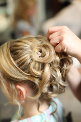 Fototapeta premium beim friseur