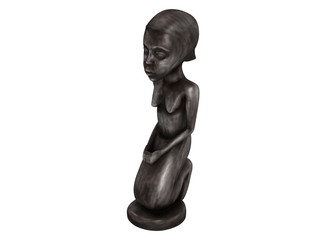 Obraz premium Old_african_statuette