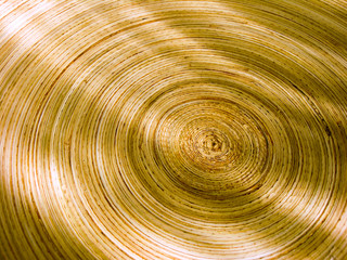 wooden rings texture in dappled light