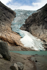 Briksdalsbreen Gletscher in Norwegen