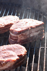 Beef on the barbecue