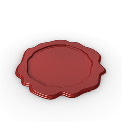 3d blank wax seal