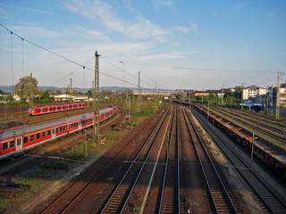 Obraz premium S-Bahn, Gleise