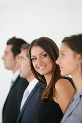 Fototapeta premium Portrait d'une commerciale souriante