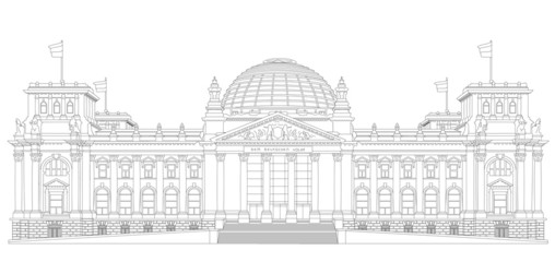 Reichstag outline