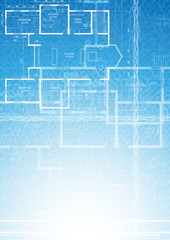 Architectural background. Vector.