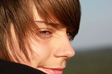 adolescent confiant de profil © Eléonore H