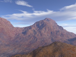 Naklejka premium Ödes Gebirge