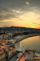 Atardecer en playa norte