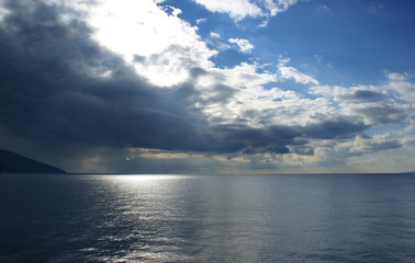 Obraz premium Meer & Wolken