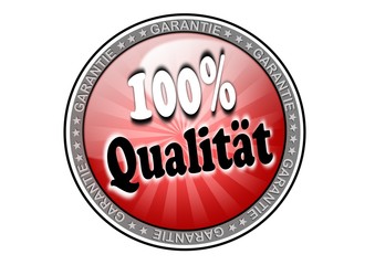 Button Qualität Werbung