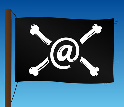 Drapeau Hacker Pirate