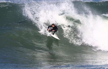 &eacute;quilibre sur la vague