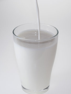glass of bio milk