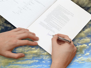 Signature of Business Contract