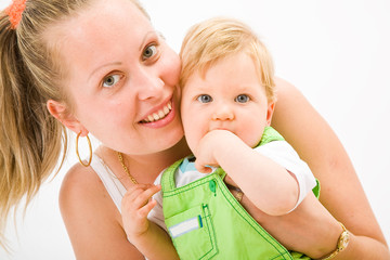 Baby and mother