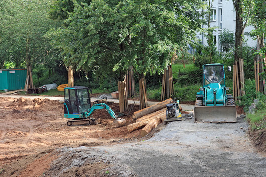Baustelle  Spielplatz - construktion site