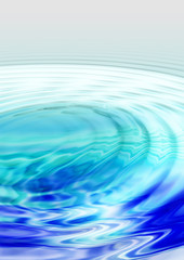 Naklejka premium 透明に広がる水面