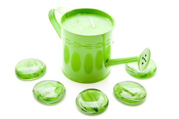 Gie&szlig;kanne mit Steine