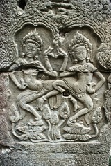 Fototapeta na wymiar Preah Khan : Apsara