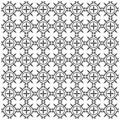 ornament Mediaeval seamless vector pattern black color