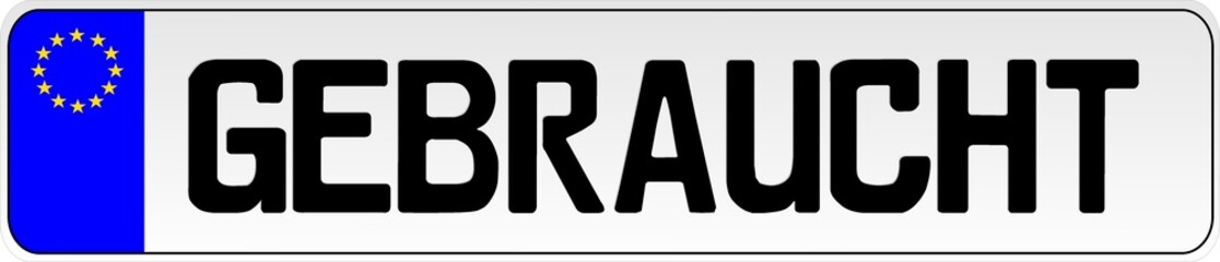 Schild Gebraucht © Lena Balk