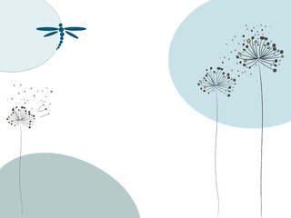 libbelule et pissenlits © Danielle Bonardelle