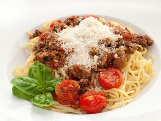 Spaghetti mit Hackfleischsosse