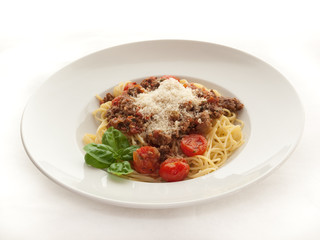 Spaghetti mit Hackfleischsosse