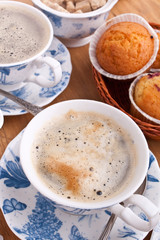 coffee with muffins