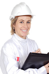 Attractive young engineer