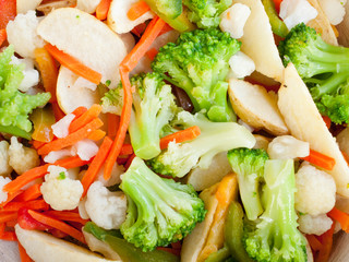 Various vegetables ready for cooking.