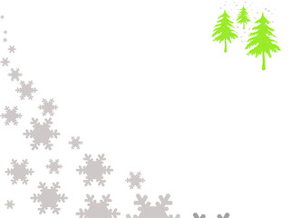 Snowy christmas background