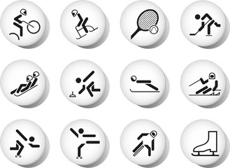 Set on sports subjects