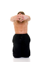 Naklejka premium Fitness exercise