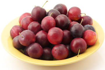 Red plums