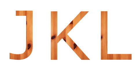 wooden alphabet